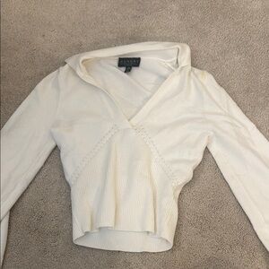 Aunday White Long Sleeve Top